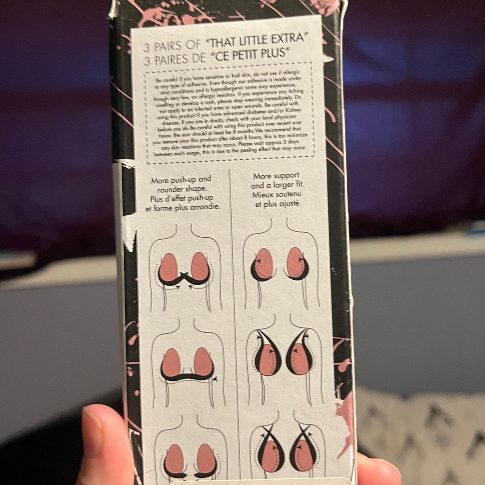 NIB Brassybra Extra Breast Tape 3 count pack - Picture 3 of 3